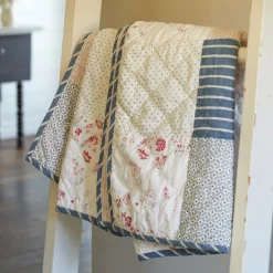 Throws<Taylor Linens Sarah Block Party Throw