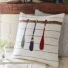Camps & Cottages<Taylor Linens Shiplap Paddles Pillow