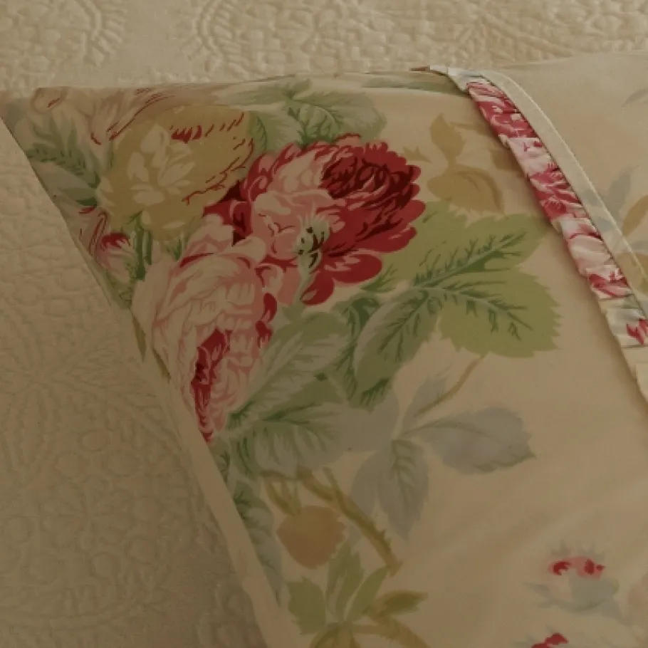 Shams<Taylor Linens Shore Rose Cream Sham