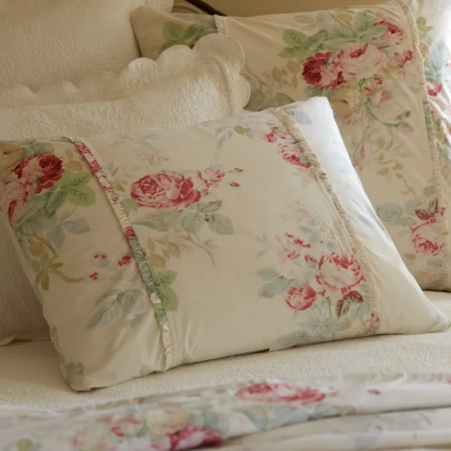 Shams<Taylor Linens Shore Rose Cream Sham