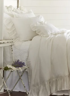 Duvet Covers<Taylor Linens Veranda Cream Linen Duvet Cover