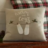 Winter Embroideries<Taylor Linens Warm and Cozy Pillow
